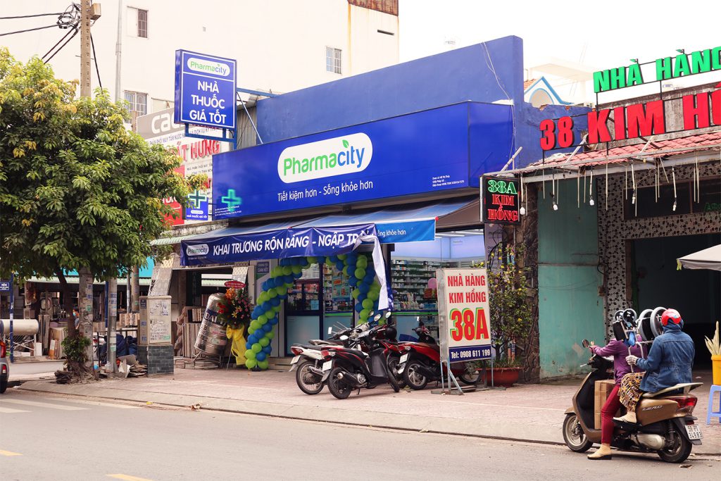 Quảng cáo cửa hàng thuốc pharmacity
