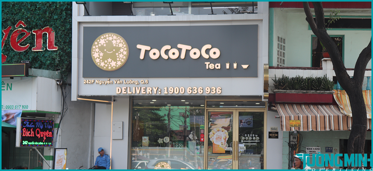 Biển quảng cáo Alu tocotoco