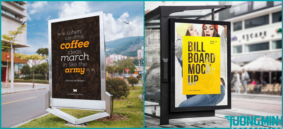 Đèn lightbox, đèn chờ xe bus